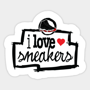 I Love Sneakers Bred Sticker